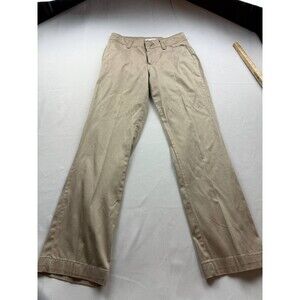 Riders by Lee Curver Pants Womens Size 10M Beige Chino Khaki Trousers Flat Front